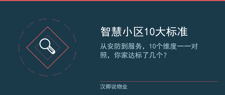 智慧小区10大标准配图